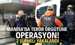 Manisa'da terör örgütüne operasyon! 2 şüpheli yakalandı