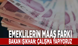 Emeklilerin maaş farkı! Bakan Işıkhan: Çalışma yapıyoruz