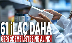 61 ilaç daha geri ödeme listesine alındı