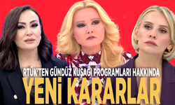 RTÜK'ten gündüz kuşağı programları hakkında yeni kararlar