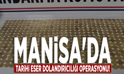 Manisa'da tarihi eser dolandırıcılığı operasyonu: 484 sahte sikke ele geçirildi!