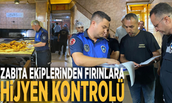 Zabıta ekiplerinden fırınlara hijyen kontrolü