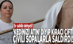 Ev sahibi dehşeti! 'Kedinizi atın' diyip kiracı çifti çivili sopalarla saldırdı