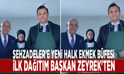 Şehzadeler’e yeni Halk Ekmek büfesi: İlk dağıtım Başkan Zeyrek'ten