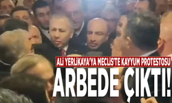 Ali Yerlikaya'ya Meclis'te kayyum protestosu: Arbede çıktı!