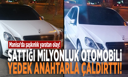 Manisa’da şaşkınlık yaratan olay: Sattığı milyonluk otomobili yedek anahtarla çaldırttı!