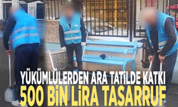 Yükümlülerden ara tatilde katkı: 500 bin lira tasarruf