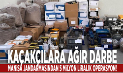 Kaçakçılara ağır darbe: Manisa jandarmasından 5 milyon liralık operasyon!