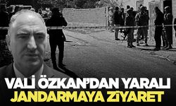 Vali Özkan'dan yaralı jandarma personeline ziyaret