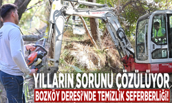 Yılların sorunu çözülüyor: Bozköy Deresi'nde temizlik seferberliği!