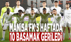 Manisa FK 3 haftada 10 basamak geriledi