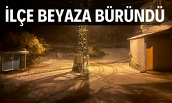 İlçe beyaza büründü