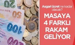 Asgari ücret zammı için masaya 4 farklı rakam geliyor