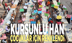 Kurşunlu Han, çocuklar için renklendi