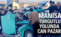 Manisa-Turgutlu yolunda can pazarı