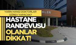 Manisa'da 19 Kasım Salı günü hangi doktorlar görev yapacak?