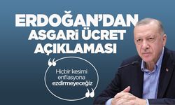 Cumhurbaşkanı Erdoğan'dan asgari ücret mesajı