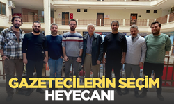 Gazetecilerin seçim heyecanı