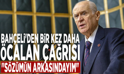 Bahçeli'den bir kez daha Öcalan çağrısı: "Sözümün arkasındayım"