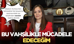 Eşinin vurduğu kadına Durbay'dan destek