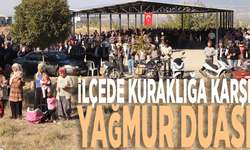 İlçede kuraklığa karşı yağmur duası