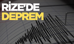 Rıze de deprem!