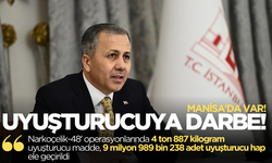 Bakan Yerlikaya: 9 milyon 989 bin 238 adet uyuşturucu hap ele geçirildi