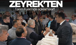 Zeyrek'ten Tarım Fuarı'nda açıklamalar