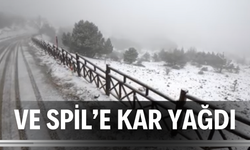 Spil’e kar yağdı