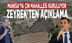 Manisa'ya Çin mahallesi kuruluyor... Zeyrek'ten açıklama