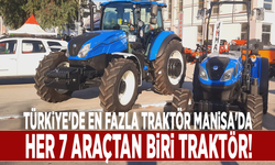 Türkiye'de en fazla traktör Manisa'da: Her 7 araçtan biri traktör!