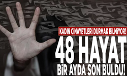 Kadın cinayetleri durmak bilmiyor: 48 hayat bir ayda son buldu!