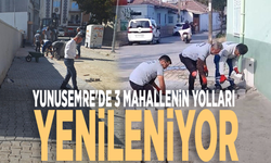 Yunusemre'de 3 mahallenin yolları yenileniyor