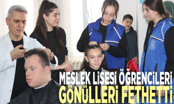 Meslek lisesi öğrencileri gönülleri fethetti