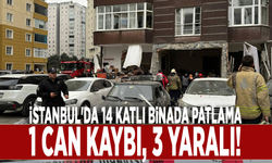 İstanbul'da 14 katlı binada patlama: 1 can kaybı, 3 yaralı!