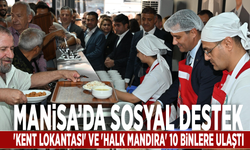 Manisa’da sosyal destek: 'Kent Lokantası' ve 'Halk Mandıra' 10 binlere ulaştı