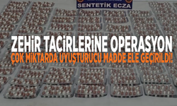 Zehir tacirlerine operasyon: Çok miktarda uyuşturucu ele geçirildi!