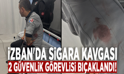 İZBAN'da sigara kavgası: 2 güvenlik görevlisi bıçaklandı!