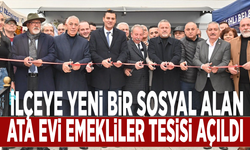 İlçeye yeni bir sosyal alan: Ata Evi Emekliler Tesisi açıldı