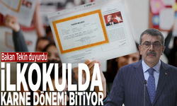 Bakan Tekin duyurdu: İlkokulda karne dönemi bitiyor