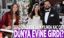 Şehzadeler’de 2024 yılında kaç çift dünya evine girdi?