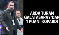 Arda Turan Galatasaray’dan 1 puanı kopardı