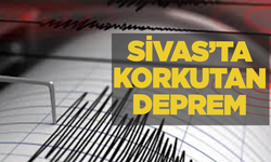 AFAD duyurdu: Sivas'ta 4.4 büyüklüğünde deprem!