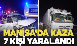 Manisa'da Trafik Kazası: 7 Yaralı