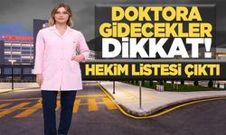 Manisa'da  3 Aralık Salı günü hangi doktorlar görevli!