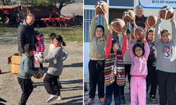 Meslek lisesi öğrencilerinden Beyce İlkokulu'na anlamlı destek