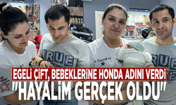 Egeli çift, bebeklerine Honda adını verdi: "Hayalim gerçek oldu"