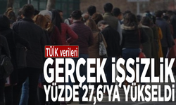 TÜİK verileri: Gerçek işsizlik yüzde 27,6'ya yükseldi