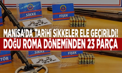 Manisa’da tarihi sikkeler ele geçirildi! Doğu Roma döneminden 23 parça