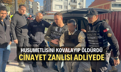 Manisa'da cinayet zanlısı adliyede